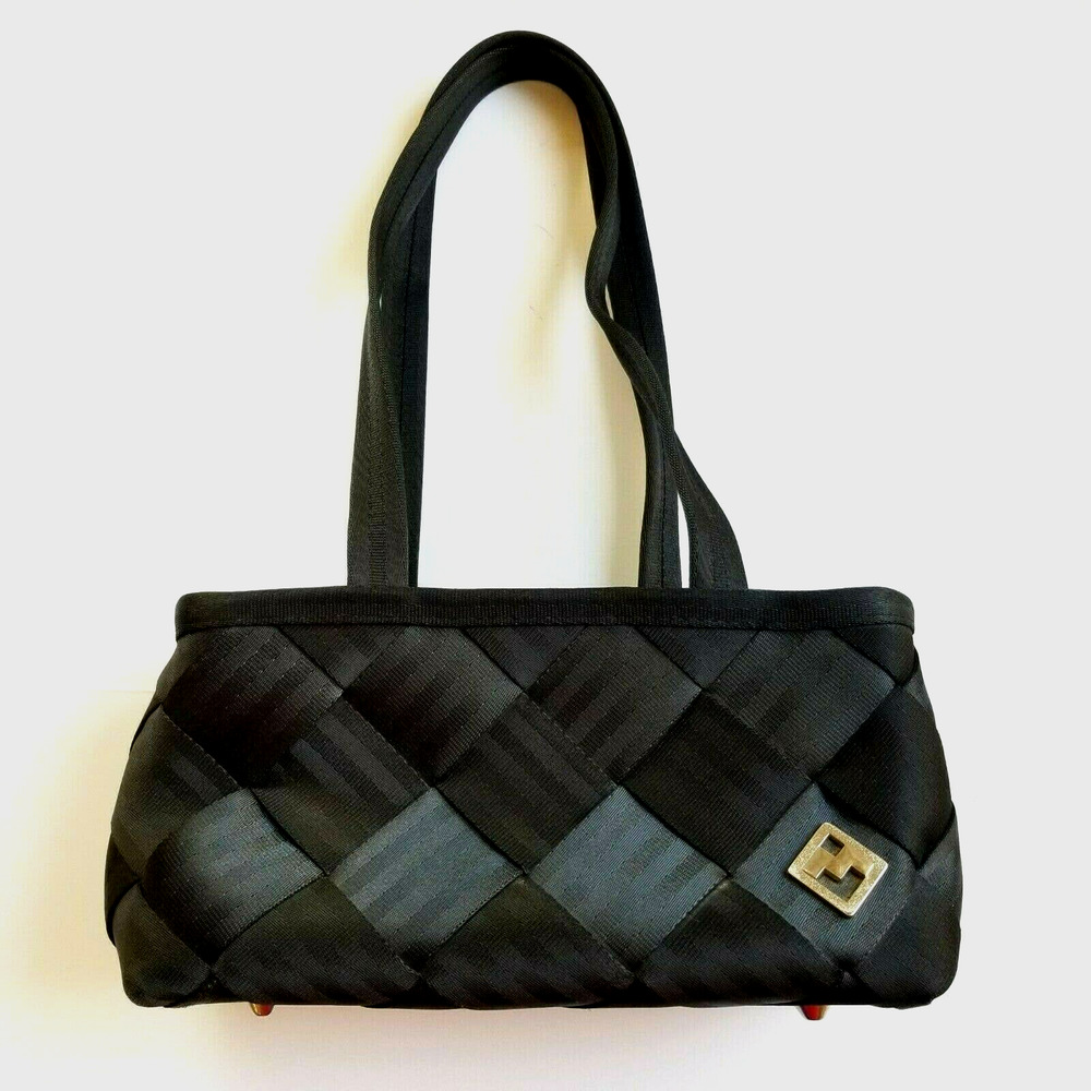 Maggie Bags Seatbelt Shoulder Bag Black